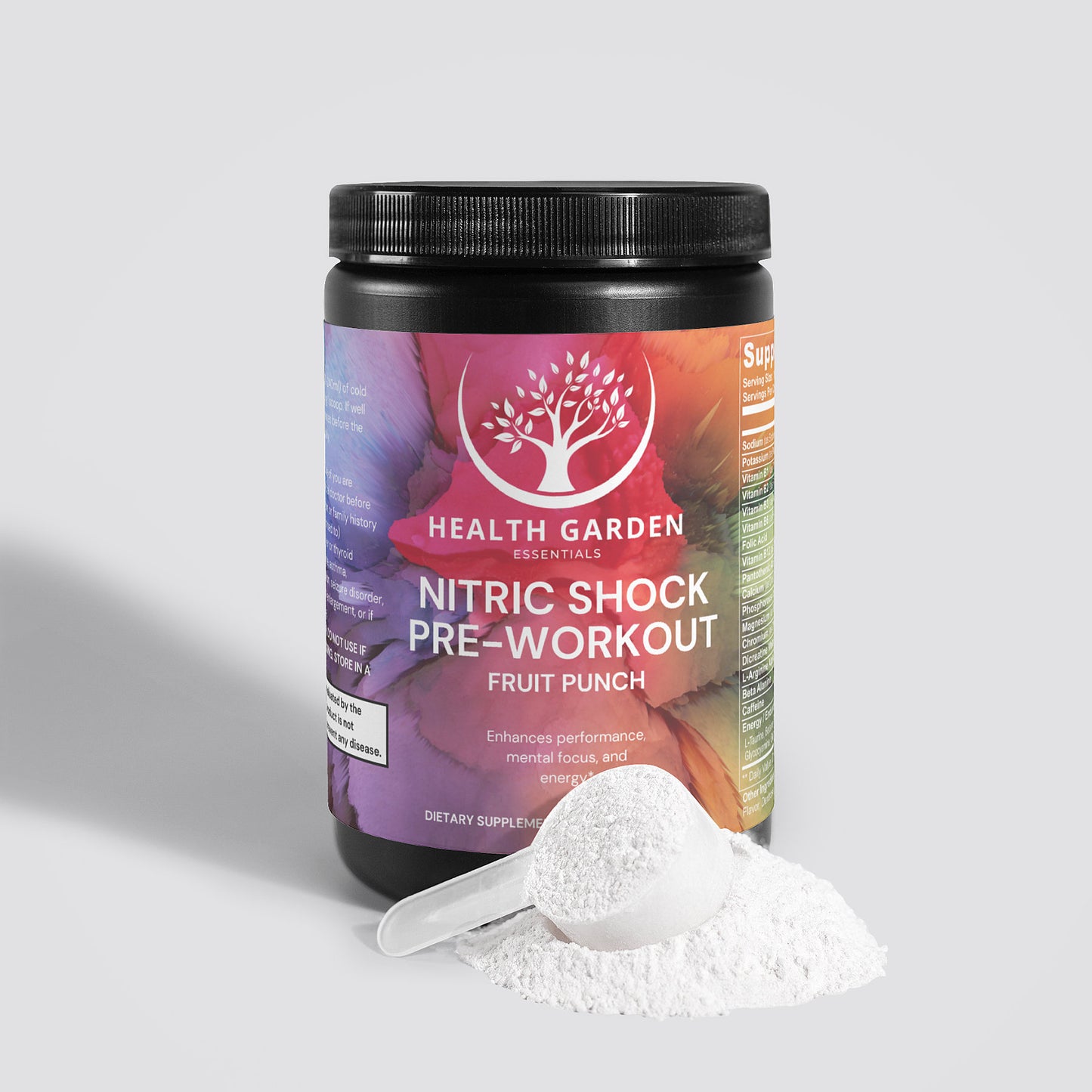 Nitric Shock Pre-Workout Powder (Fruit Punch)